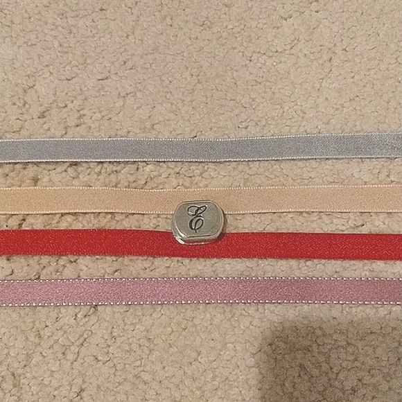 Interchangeable ribbon and pendant necklaces - Picture 1 of 6